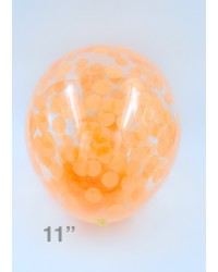 Confetti Balloon - Orange